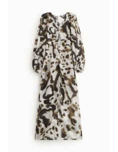 Robe à manches longues imprimé animalier - Imperial