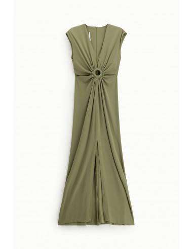 Robe longue sans manches drapée - Imperial