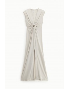 Robe longue sans manches drapée - Imperial