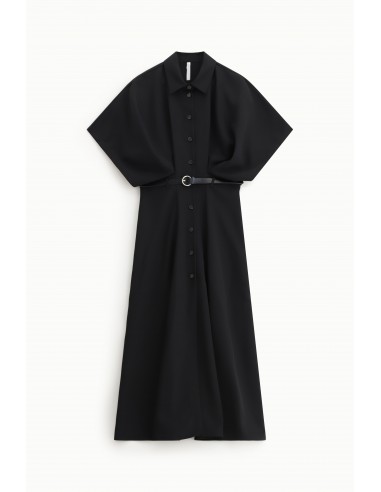 Robe chemise longue à manches Kimono et ceinture - Imperial