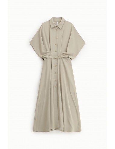 Robe chemise longue à manches Kimono et ceinture - Imperial