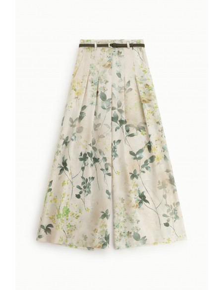 Gilet tailleur à revers châle imprimé floral – Imperial