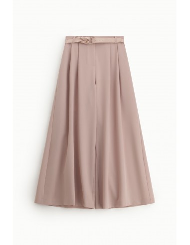 Pantalon palazzo taille haute avec ceinture - Imperial