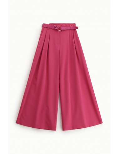 Pantalon palazzo taille haute avec ceinture - Imperial