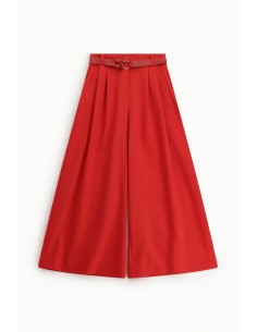 Pantalon palazzo taille haute avec ceinture - Imperial