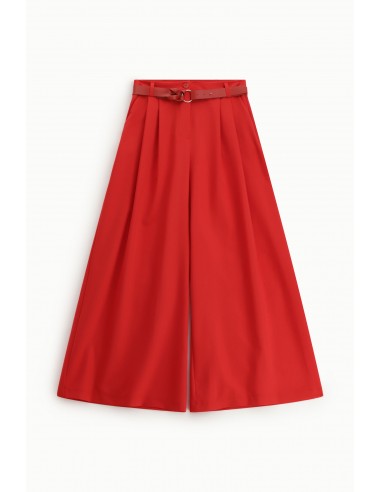 Pantalon palazzo taille haute avec ceinture - Imperial