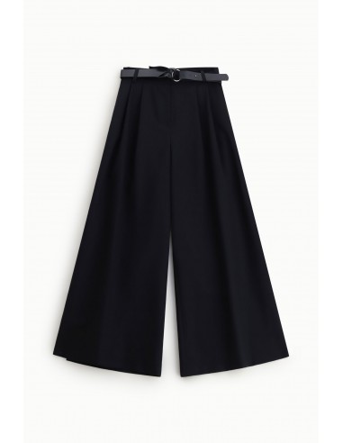 Pantalon palazzo taille haute avec ceinture - Imperial