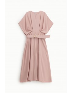 Robe longue a manches kimono et ceinture boucle - Imperial