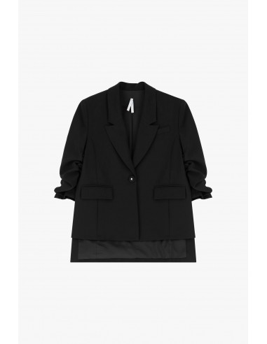 Blazer asymetrique a manches froncées - Imperial