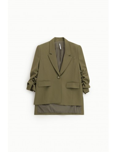 Blazer asymetrique a manches froncées - Imperial