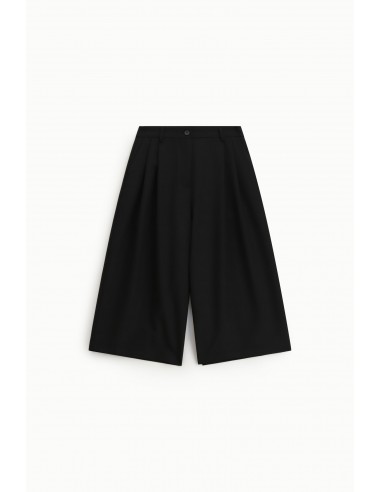 Bermuda ample en draperie sergée - Imperial