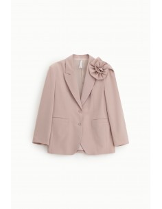 Blazer à fleur appliquée - Imperial