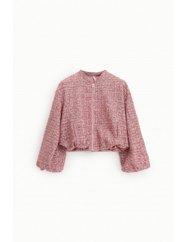 Bombers court en tweed et sequins - Imperial