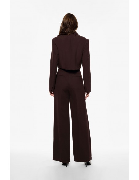 Pantalon palazzo  fluide a taille haute - Imperial