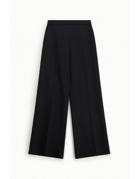 Pantalon palazzo  fluide a taille haute - Imperial