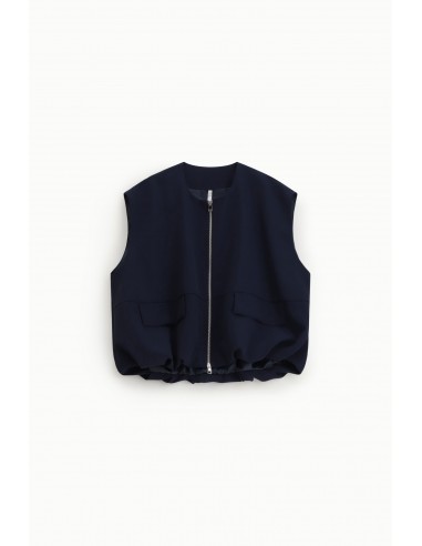 Veste sans manches oversize zippé - Imperial