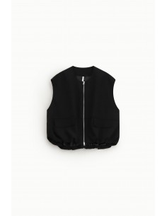 Veste sans manches oversize zippé - Imperial