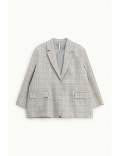 Blazer oversized à motifs carreaux - Imperial