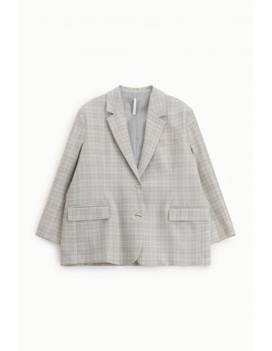 Blazer oversized à motifs carreaux - Imperial