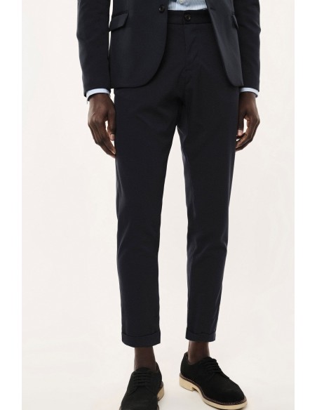 Pantalon de costume homme coupe droite en drap fluide  – Imperial