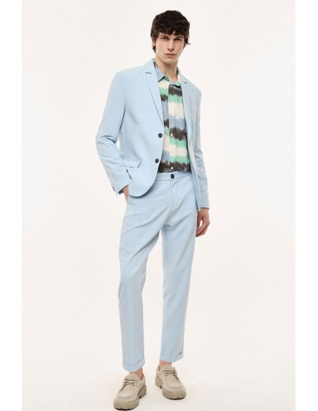 Pantalon de costume homme coupe droite en drap fluide  – Imperial