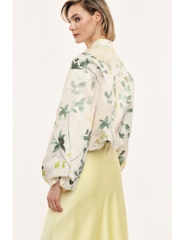 Bomber court motif floral manches amples - Imperial