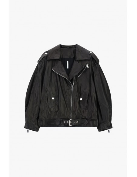 Perfecto Biker Cuir Maxi Oversize - Imperial
