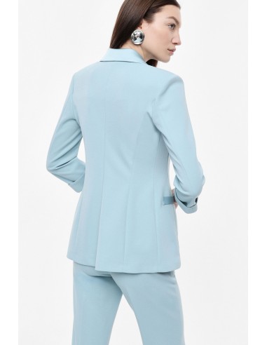 Blazer de smoking forme croisée finitions satin - Imperial