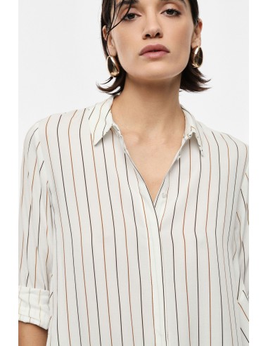 Chemise rayée verticale à manches longues - Imperial