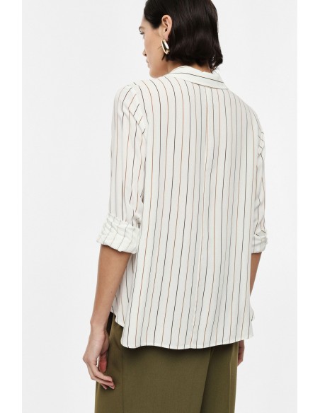 Chemise rayée verticale à manches longues - Imperial
