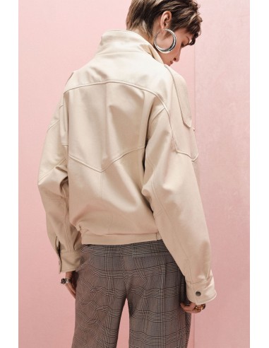 Veste en cuir oversize structurée – Imperial