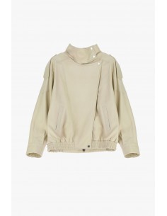 Veste en cuir oversize structurée – Imperial