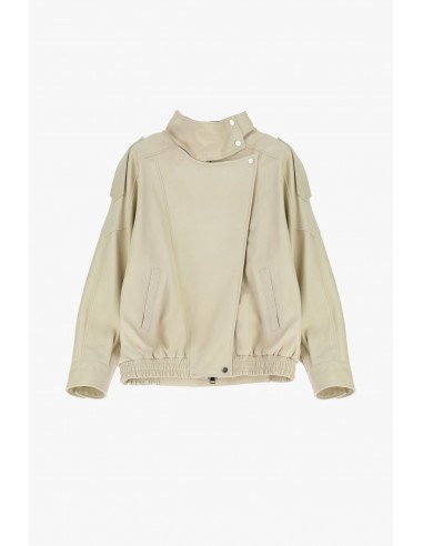 Veste en cuir oversize structurée – Imperial