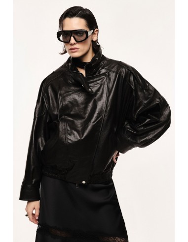 Veste en cuir oversize structurée – Imperial