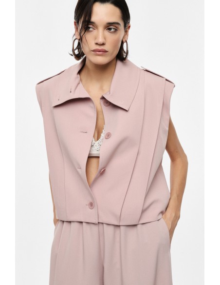 Veste sans manches a col montant - Imperial