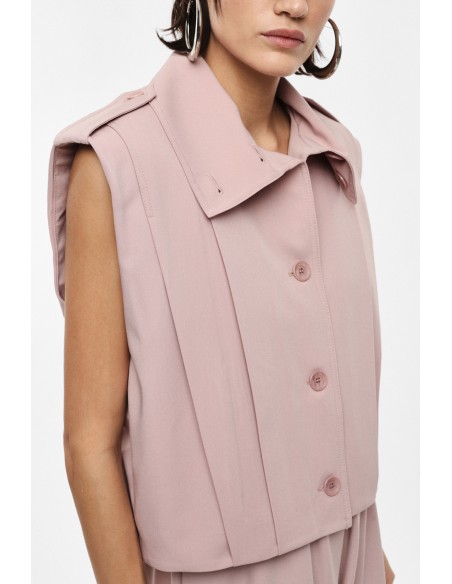 Veste sans manches a col montant - Imperial