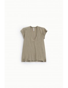 T-shirt à manches courtes et col V - Imperial