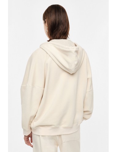 Gilet oversize zippé à capuche coordonné - Imperial