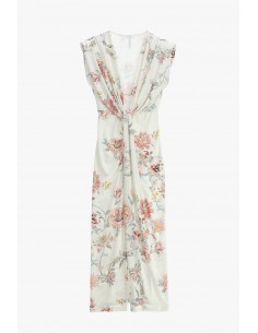 Robe longue à motif floral - Imperial