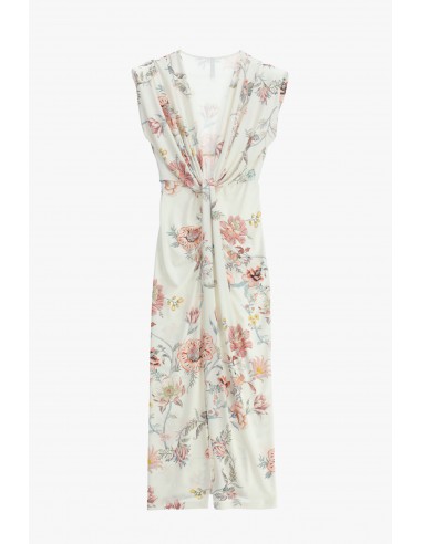 Robe longue à motif floral - Imperial