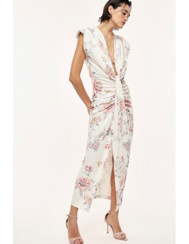 Robe longue à motif floral - Imperial