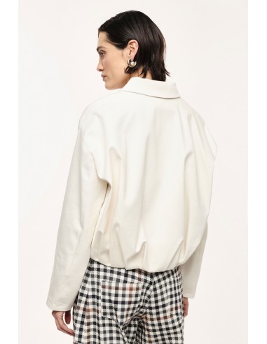 Veste en jean froncé -Imperial