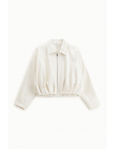 Veste en jean froncé -Imperial