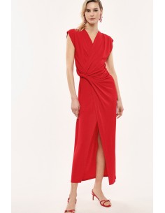 Robe longue drapée - Imperial Femme