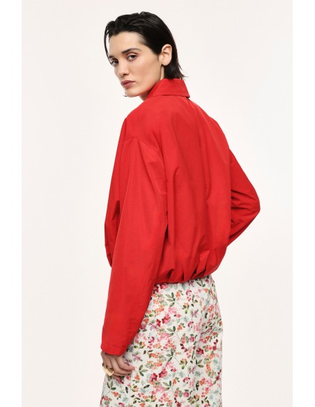 Bomber court Imperial Femme – Toile esprit parachute