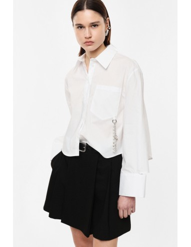Chemisier cropp a manches longues