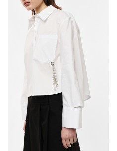 Chemisier cropp a manches longues