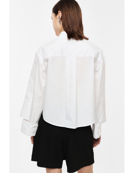 Chemisier cropp a manches longues