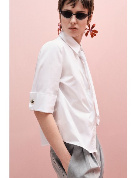 Chemise manches retroussées et cravate - Imperial