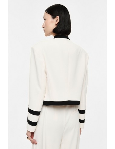 Veste officier en crepe fluide - Imperial